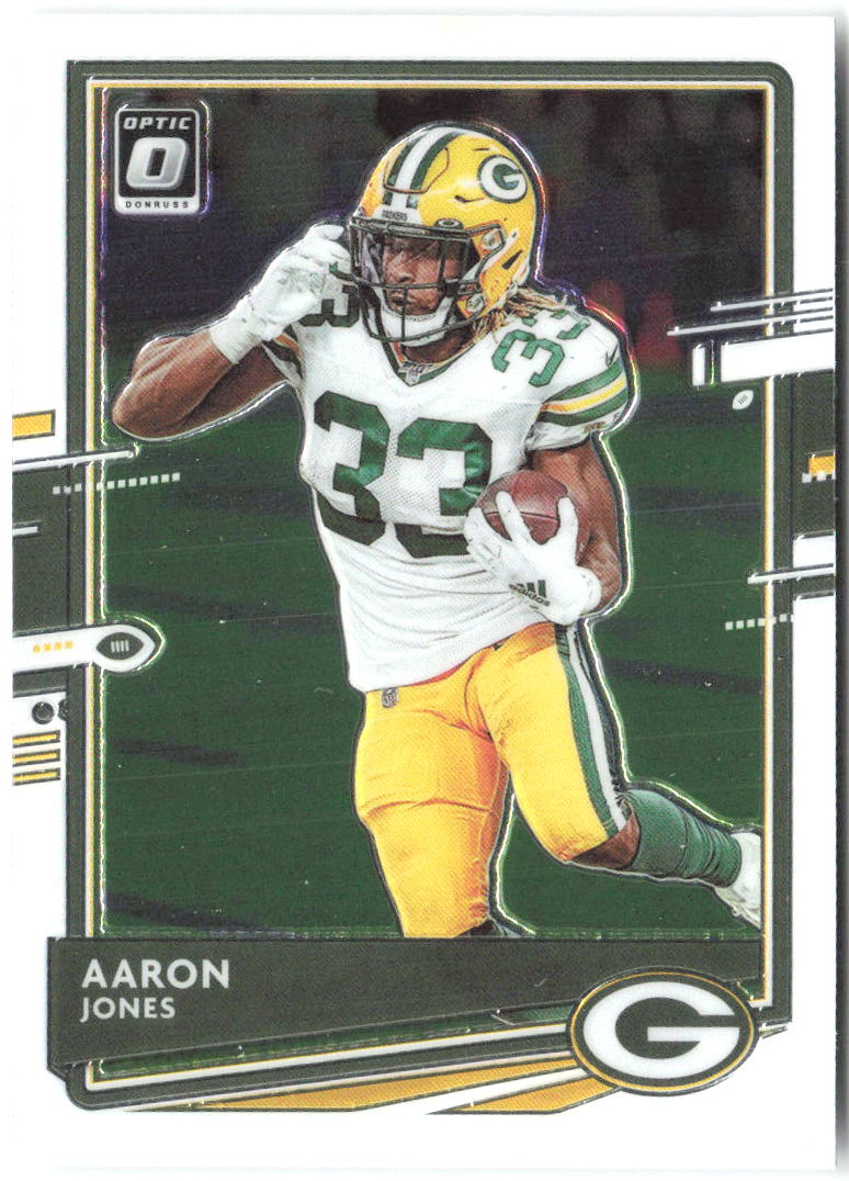 Aaron Jones Donruss Optic 39 2020 Green Bay Packers