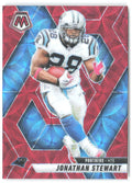 Jonathan Stewart Panini Mosaic - Red Scope 17 2025 Carolina Panthers