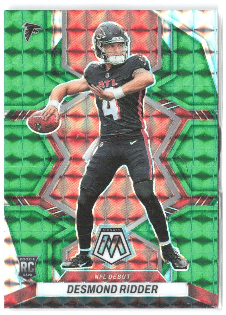 Desmond Ridder Panini Mosaic - Mosaic Green 271 2022 Atlanta Falcons