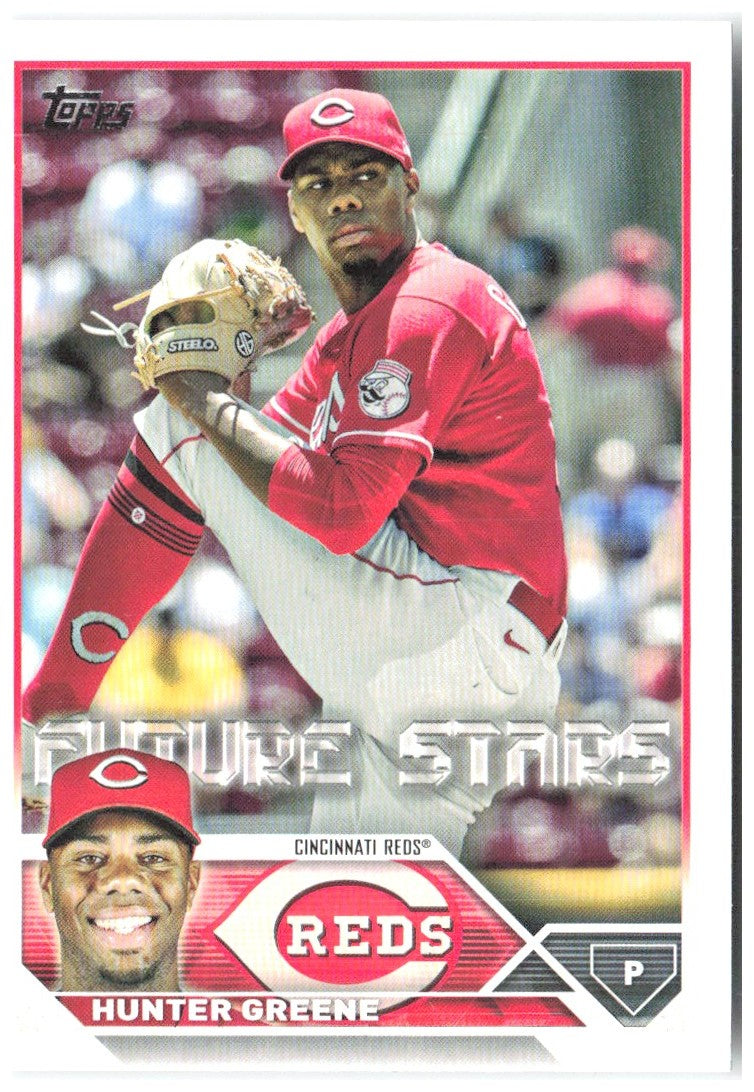 Hunter Greene Topps 155 2023 Cincinnati Reds