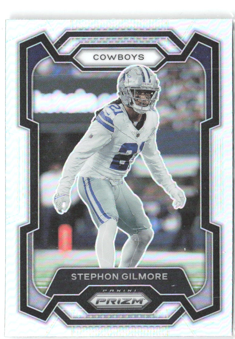 Stephon Gilmore Panini Prizm - Silver 77 2023 Dallas Cowboys