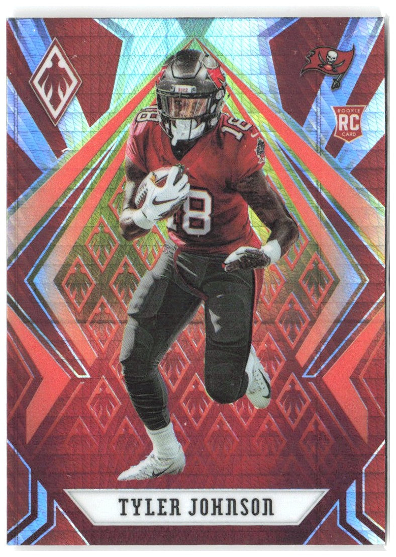 Tyler Johnson Panini Phoenix - Fire Burst 142 2020 Tampa Bay Buccaneers