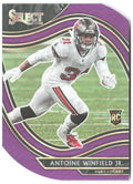 Antoine Winfield Jr. Select - Purple Prizm Die Cut 394 2020 Tampa Bay Buccaneers