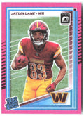 Jaylin Lane Donruss Optic - Pink 249 2025 Washington Commanders