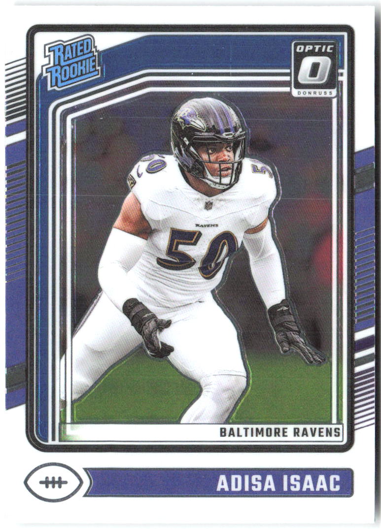 Adisa Isaac Donruss Optic 202 2024 Baltimore Ravens RC