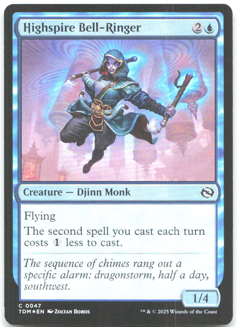 Highspire Bell Ringer Foil C Tarkir Dragonstorm 47 NM Zoltan Boros