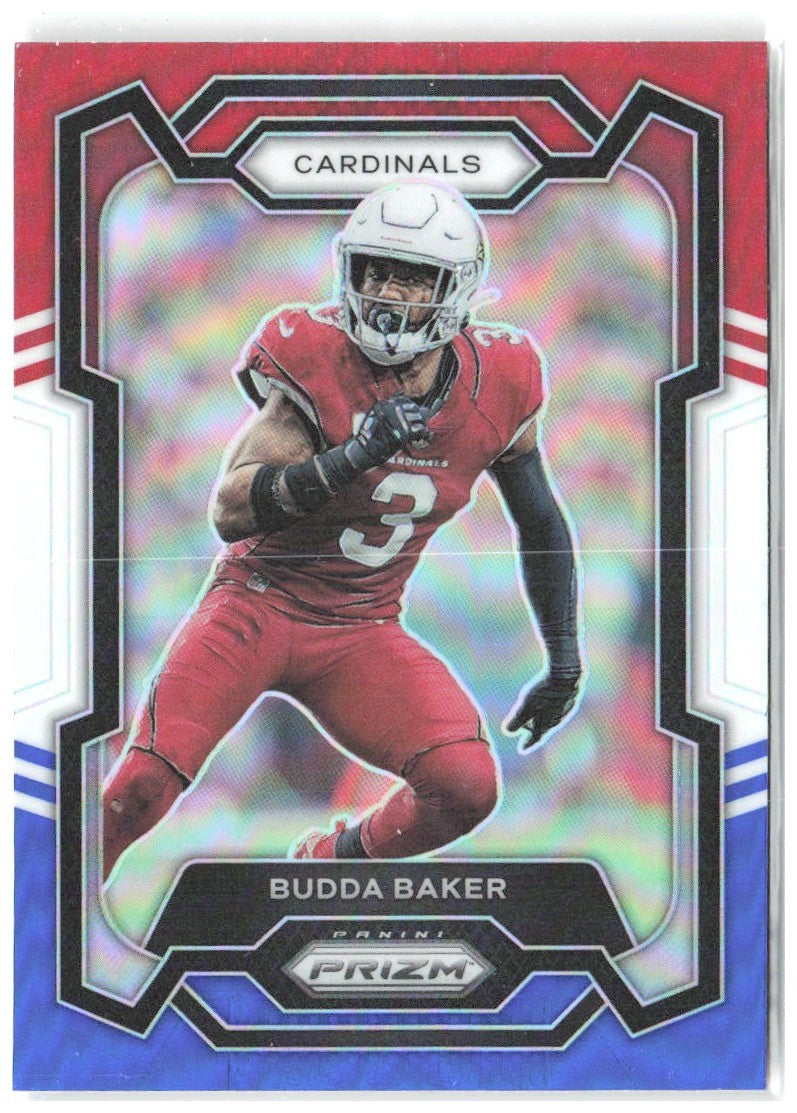 Budda Baker Panini Prizm - Red White and Blue 2 2023 Arizona Cardinals