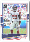 Xavier McKinney Donruss Optic - Holo 121 2020 New York Giants