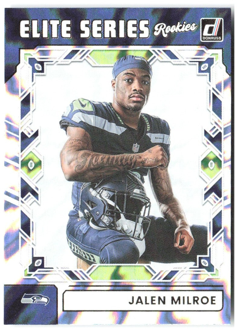 Jalen Milroe Donruss - The Elite Series Rookies ESR-JME 2025 Seattle Seahawks
