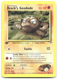 Brock's Geodude 38 1st Edition Uncommon Gym Heroes 038/132 NM Atsuko Nishida