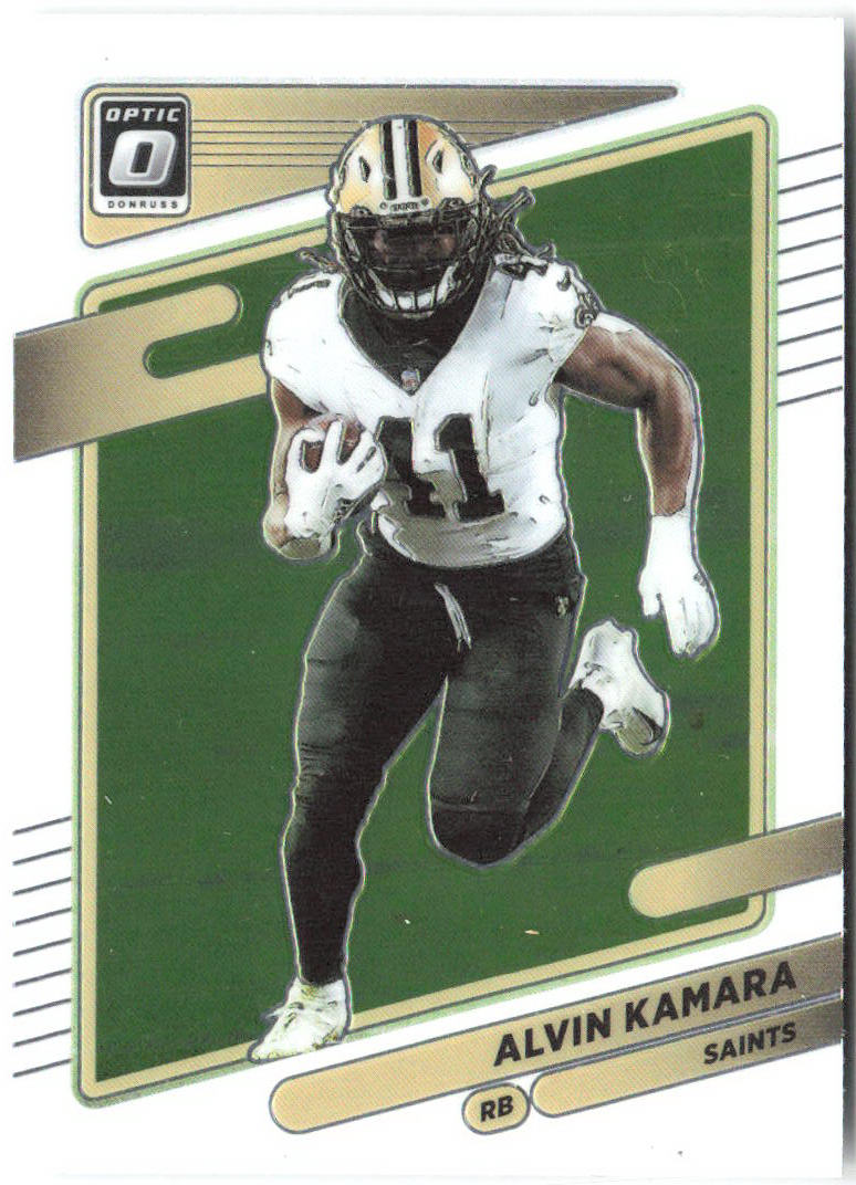 Alvin Kamara Donruss Optic 166 2021 New Orleans Saints