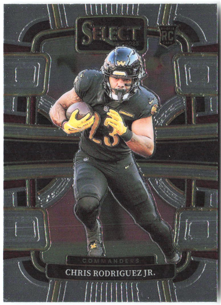 Chris Rodriguez Jr. Panini Select 100 2023 Washington Commanders RC