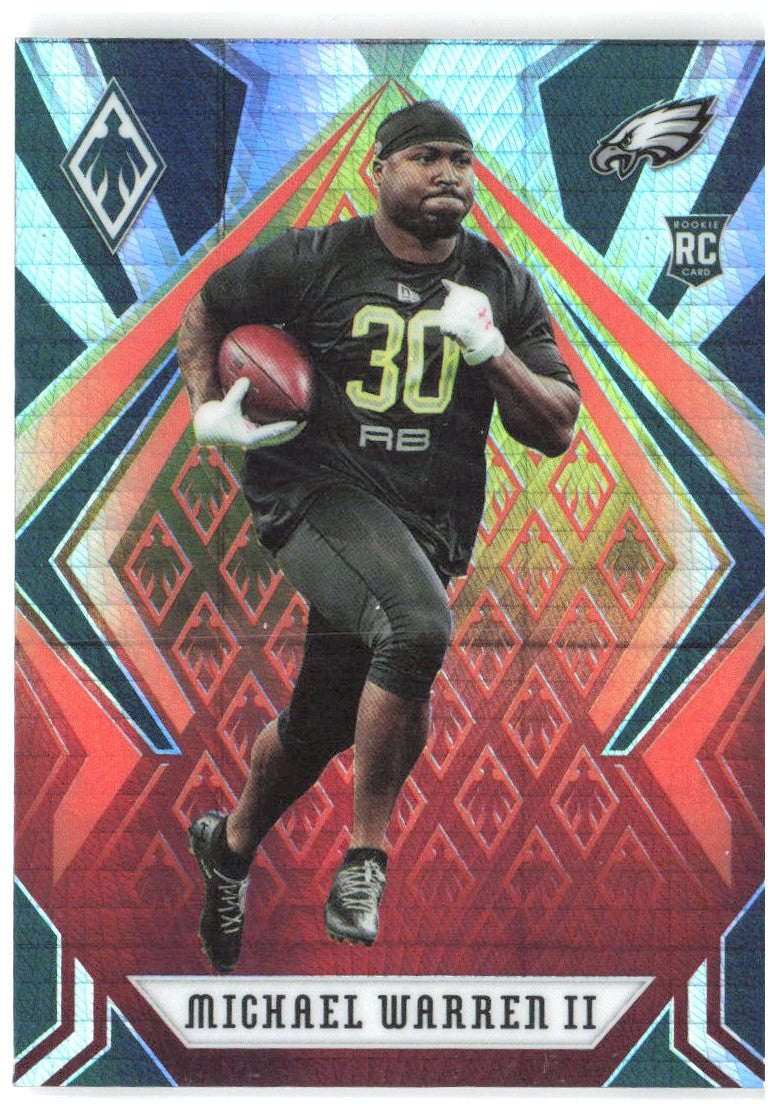 Michael Warren II Panini Phoenix - Fire Burst 199 2020 Philadelphia Eagles