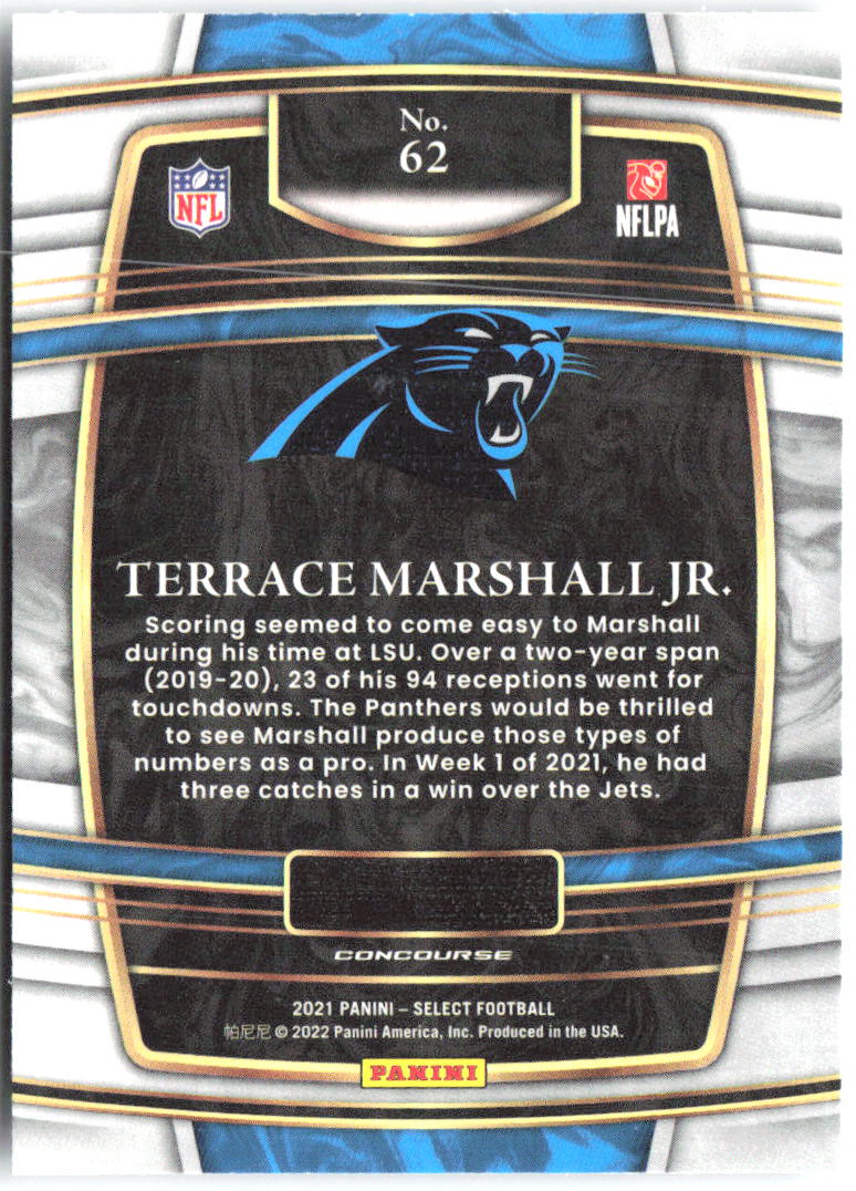 Terrace Marshall Jr. Base Panini Select 62 NM