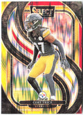 Cory Trice Panini Select - Red & Yellow Prizm Shock 140 2024 Pittsburgh Steelers