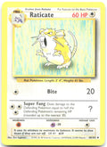 Raticate Uncommon Base Set 040/102 LP Ken Sugimori