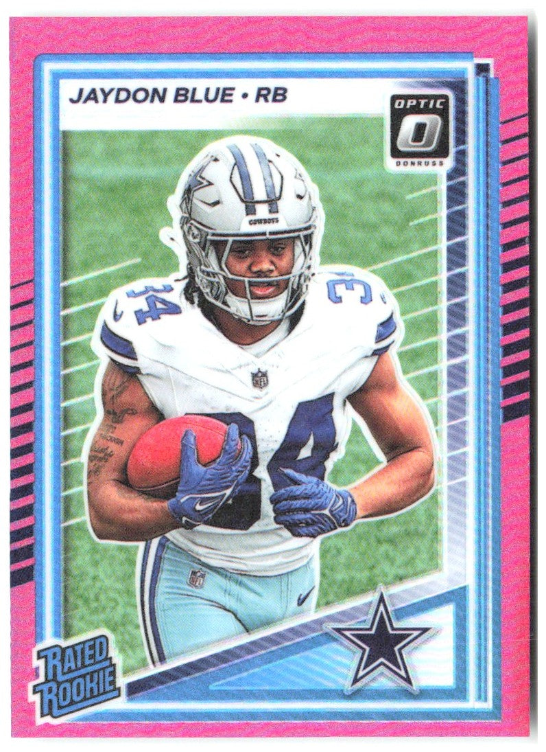 Jaydon Blue Donruss Optic - Pink 242 2025 Dallas Cowboys