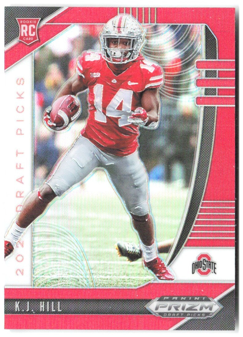 K.J. Hill Panini Prizm Draft Picks - Prizms Red 118 2020 Ohio State Buckeyes