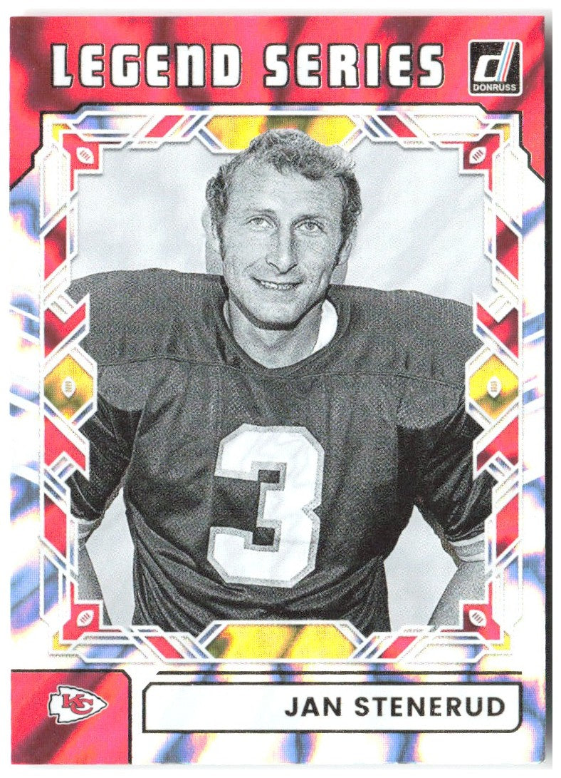 Jan Stenerud Donruss - The Legend Series TLS-JST 2025 Kansas City Chiefs