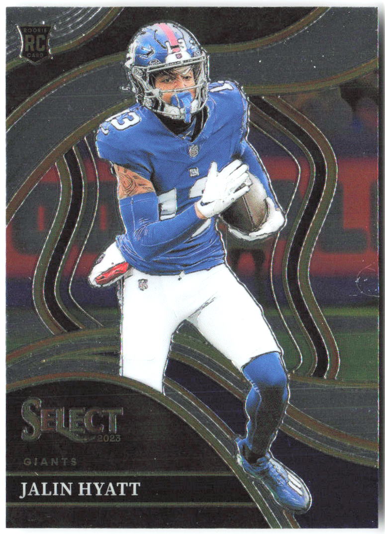Jalin Hyatt Panini Select 263 2023 New York Giants RC
