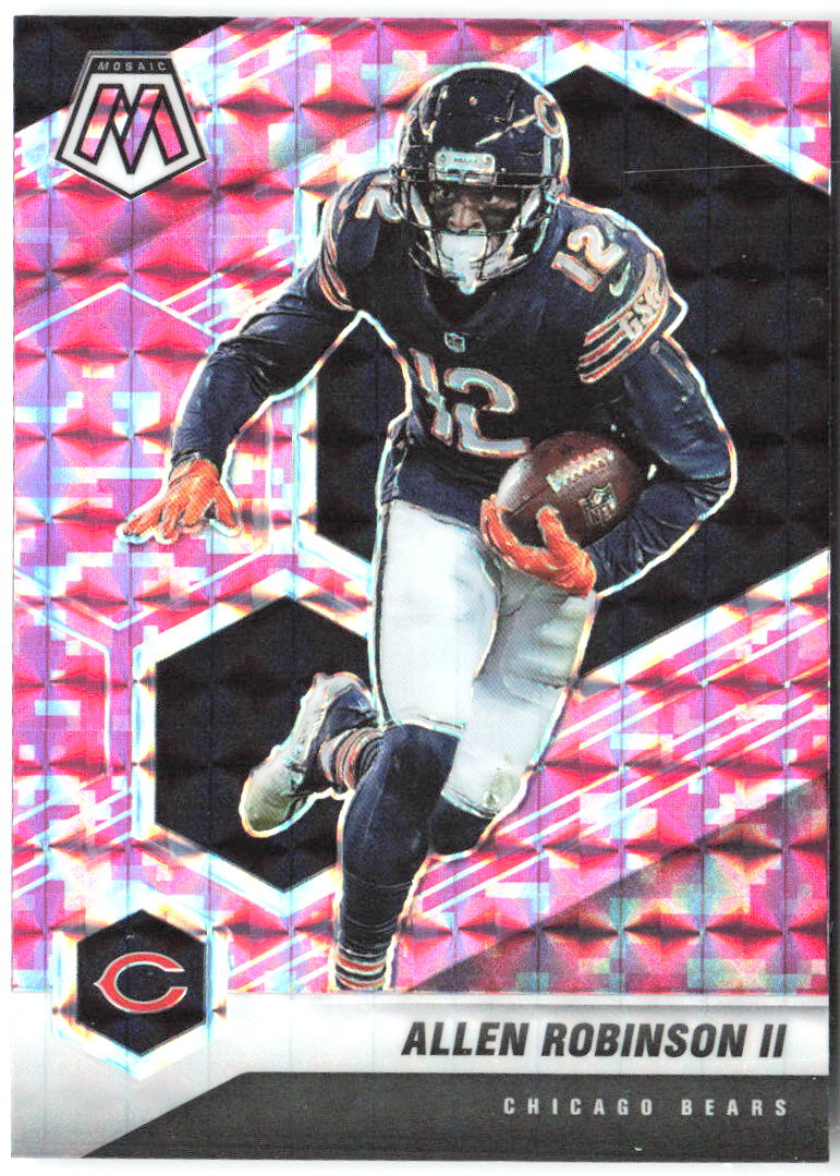 Allen Robinson II Panini Mosaic - Prizm Camo Pink 40 2021 Chicago Bears