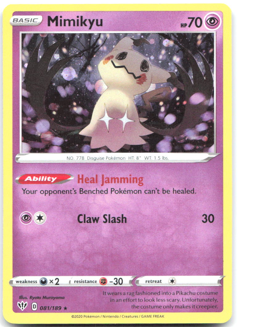 Mimikyu Cosmos Holo Holo Promo Miscellaneous Cards  081/189 NM Ryota Murayama