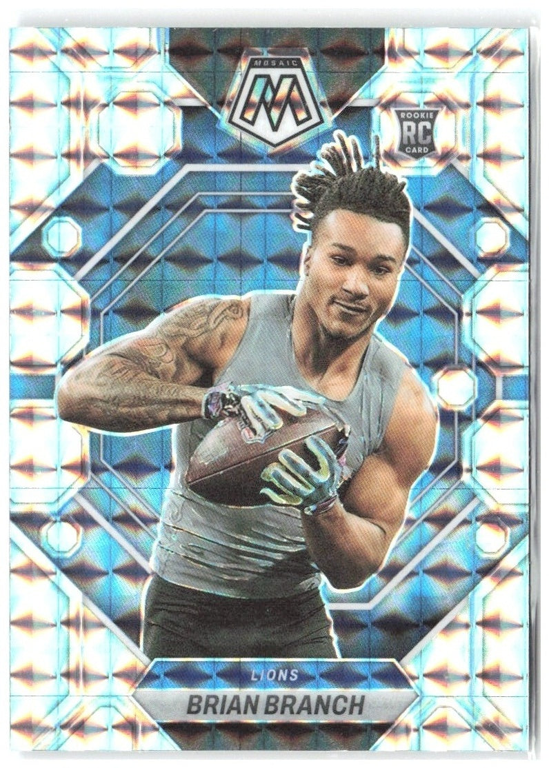 Brian Branch Panini Mosaic - Mosaic 287 2023 Detroit Lions