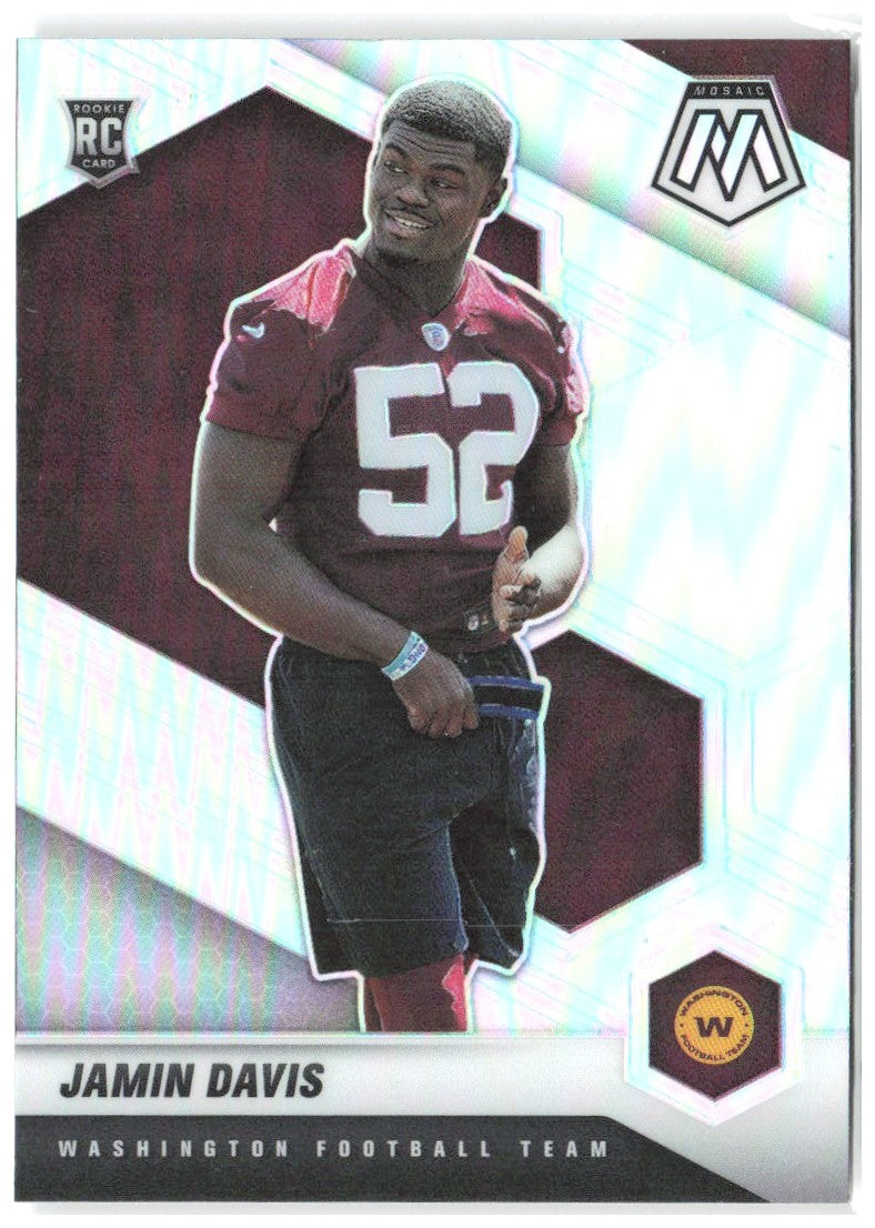 Jamin Davis Panini Mosaic - Prizm Silver 364 2021 Washington Football Team