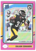 Daijun Edwards Donruss Optic - Pink 223 2024 Pittsburgh Steelers