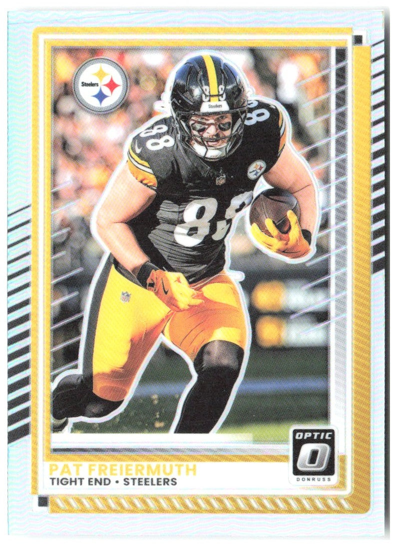 Pat Freiermuth Donruss Optic - Holo 155 2025 Pittsburgh Steelers
