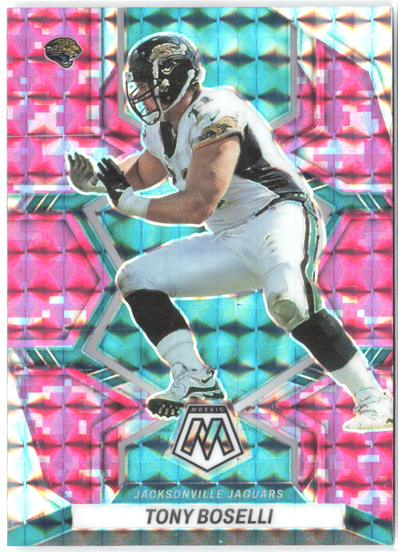 Tony Boselli Panini Mosaic - Mosaic Camo Pink 247 2022 Jacksonville Jaguars