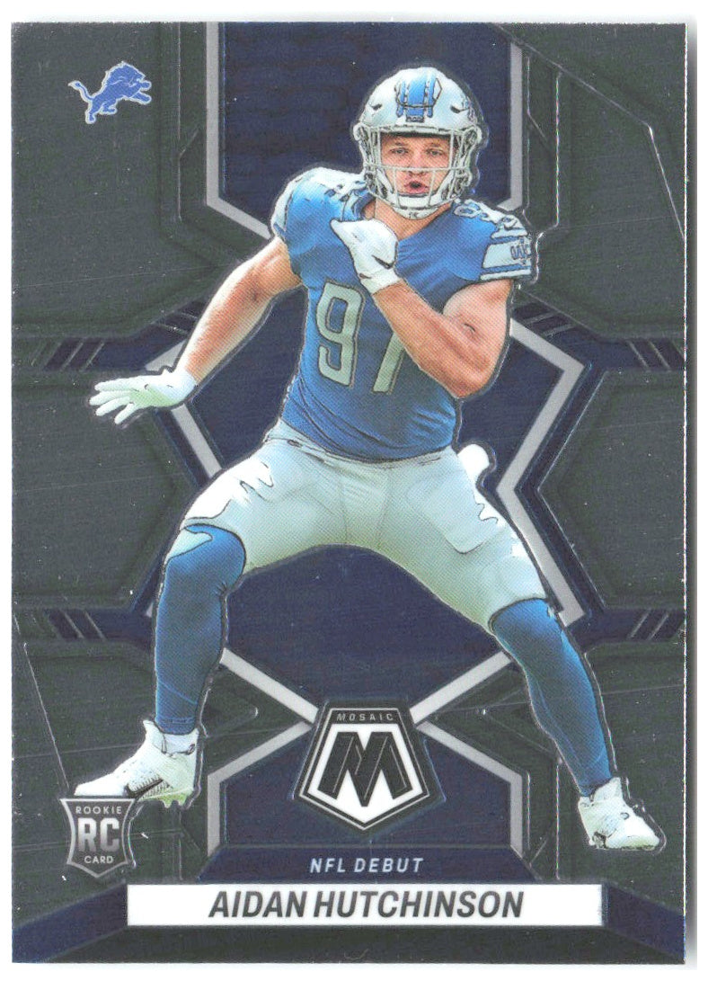 Aidan Hutchinson Panini Mosaic 287 2022 Detroit Lions