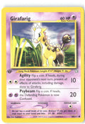 Girafarig 1st Edition Common Neo Genesis 058/111 NM Ken Sugimori