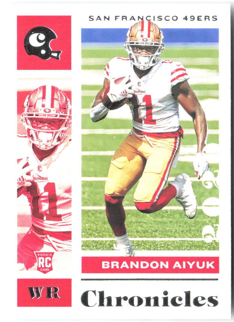 Brandon Aiyuk Panini Chronicles 86 2020 San Francisco 49ers RC