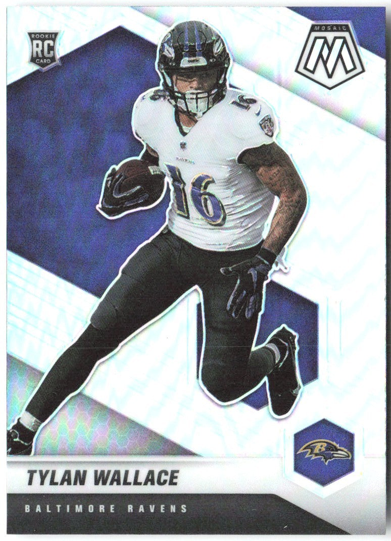 Tylan Wallace Panini Mosaic - Prizm Silver 326 2021 Baltimore Ravens
