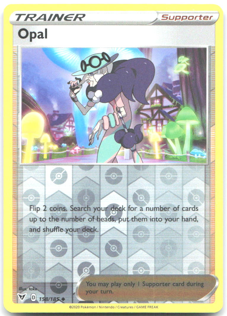 Opal Reverse Holo Uncommon SWSH04 Vivid Voltage 158/185 NM take