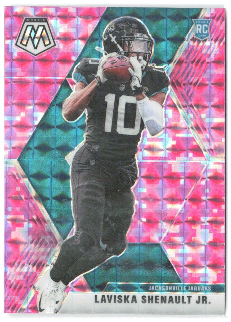 Laviska Shenault Jr. Panini Mosaic Prizm Camo Pink 217 2020 Jacksonville Jaguars