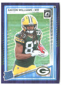 Savion Williams Donruss Optic - Purple Shock 221 2025 Green Bay Packers