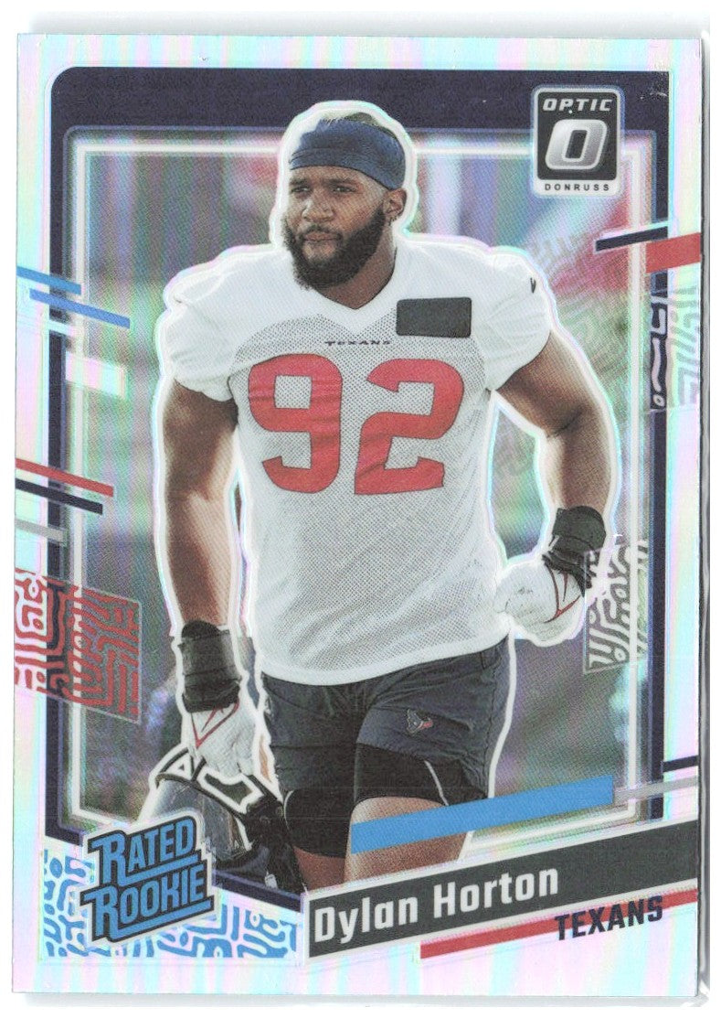 Dylan Horton Donruss - Optic Rated Rookie Holo Prizm 340 2023 Houston Texans