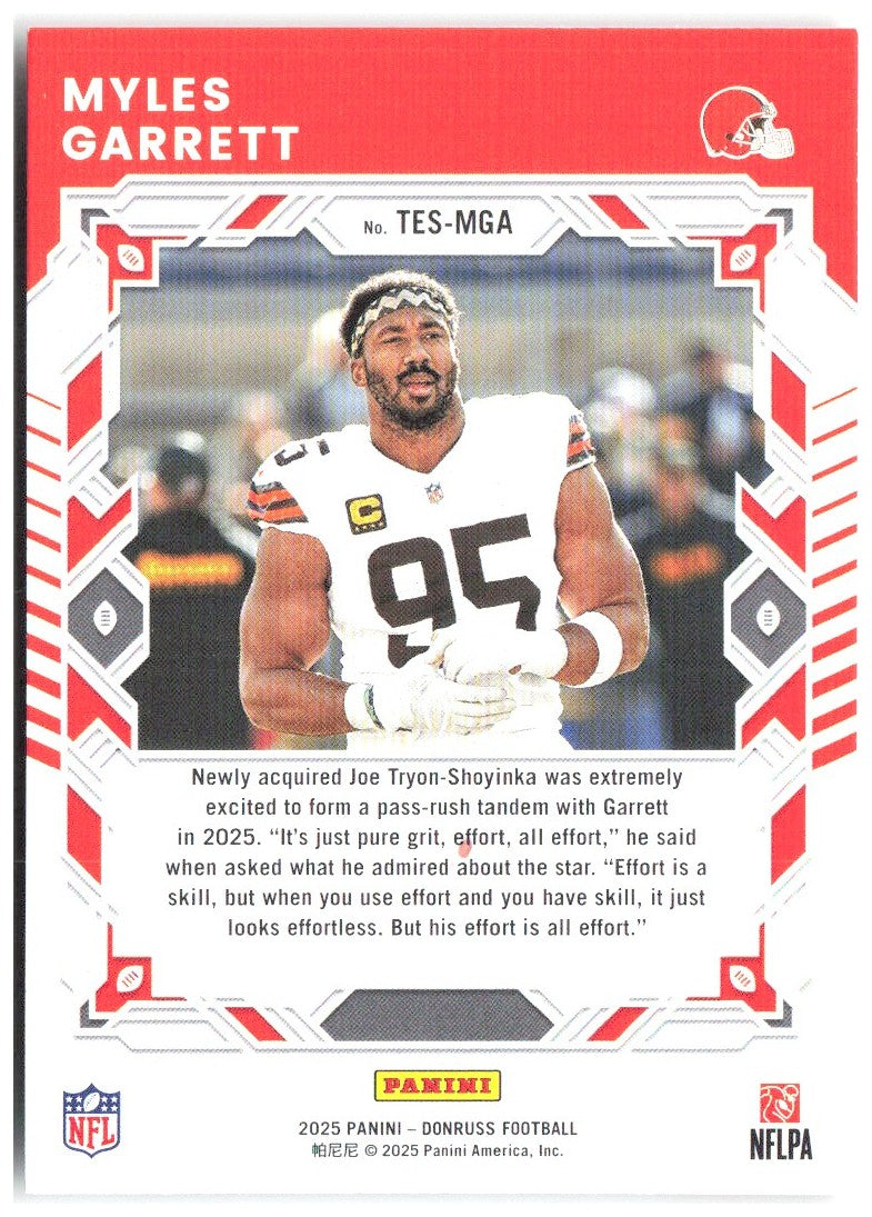 Myles Garrett Donruss - The Elite Series TES-MGA 2025 Cleveland Browns