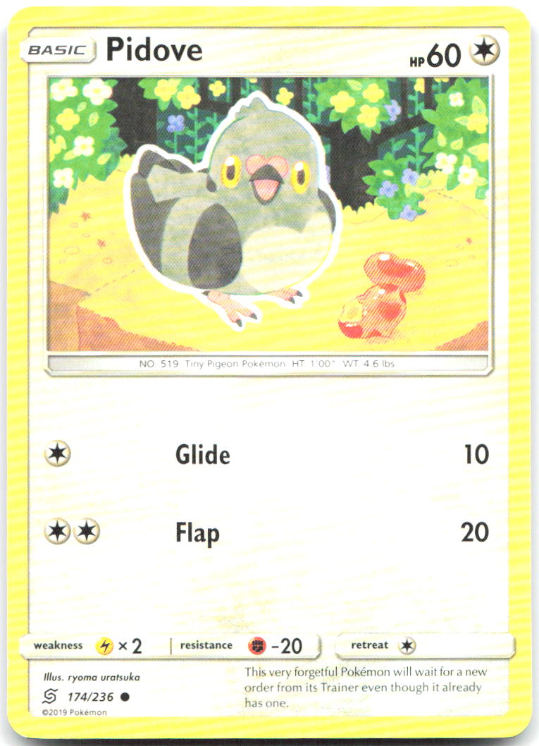 Pidove Common SM Unified Minds 174/236 NM ryoma uratsuka