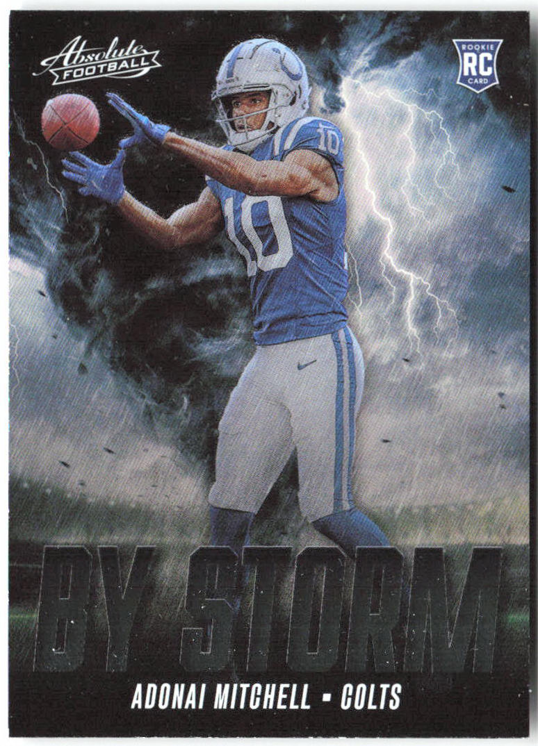 Adonai Mitchell Panini Absolute - By Storm BS-AML 2024 Indianapolis Colts