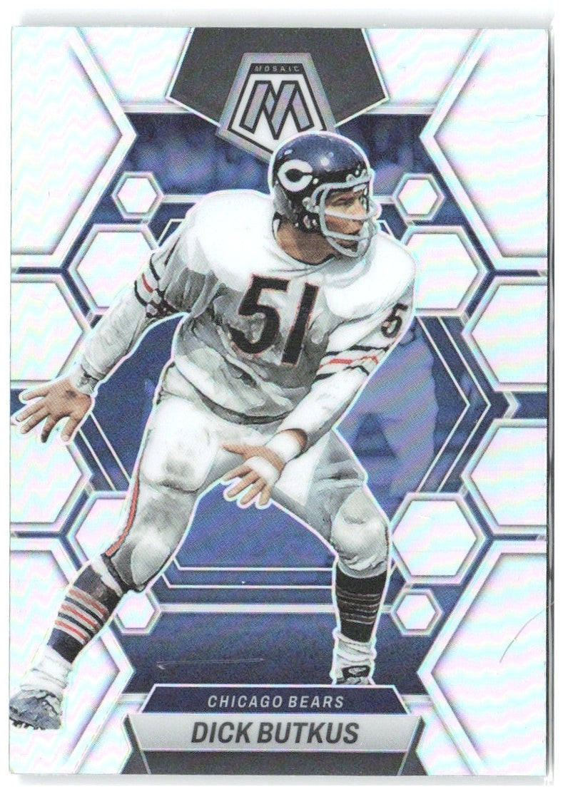 Dick Butkus Panini Mosaic - Silver 37 2023 Chicago Bears