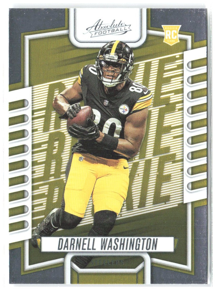 Darnell Washington Panini Absolute - Retail 187 2023 Pittsburgh Steelers RC