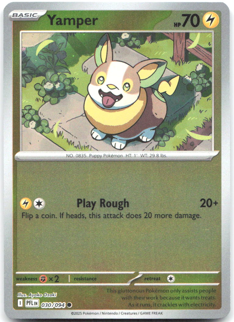 Yamper Reverse Holo Common ME02 Phantasmal Flames 030/094 NM Ayako Ozaki