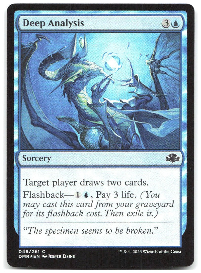 Deep Analysis Foil C Dominaria Remastered 46 NM Jesper Ejsing