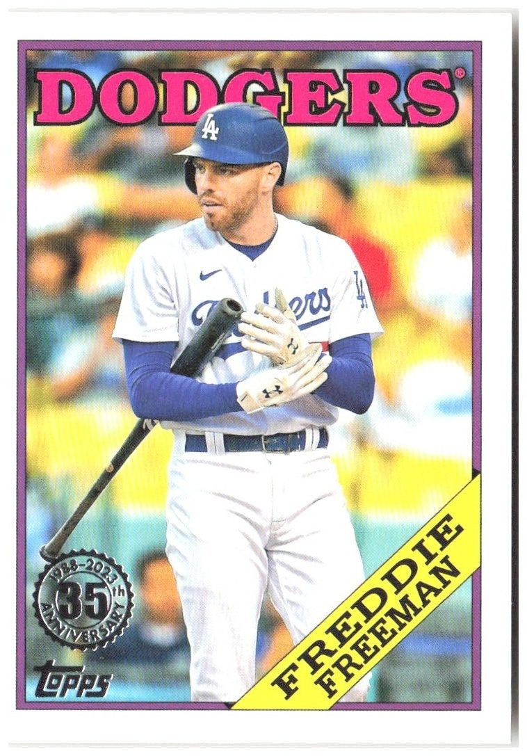 Freddie Freeman 1988 Topps 35th Anniversary (Series One) T88-59 2023 Dodgers