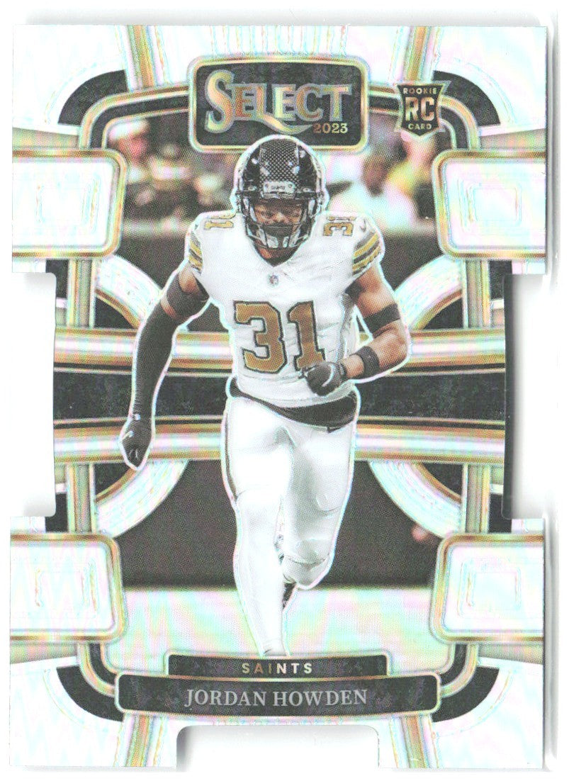 Jordan Howden Panini Select - Silver Prizms Die Cuts 70 2023 New Orleans Saints