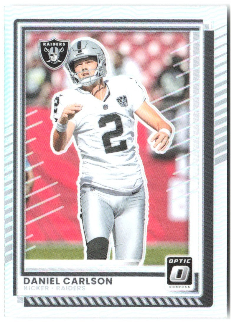 Daniel Carlson Donruss Optic - Holo 163 2025 Las Vegas Raiders