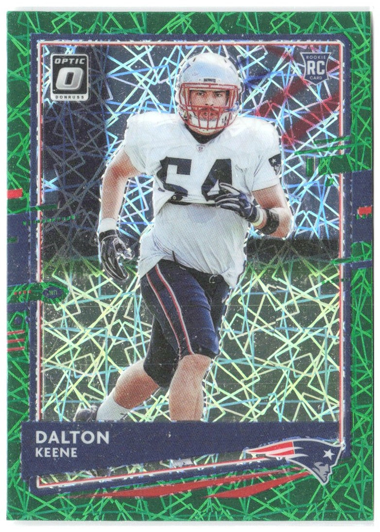 Dalton Keene Donruss Optic - Green Velocity 147 2020 New England Patriots